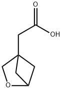 2-Oxabicyclo[2.1.1]hexane-4-acetic acid Struktur